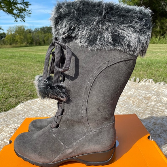 Faux Fur Suede Winter Boots Sporto 
